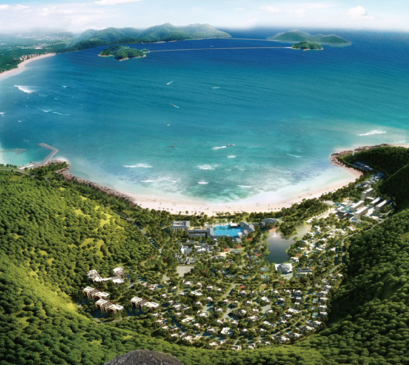 百妥木塑木为海南太阳湾添彩