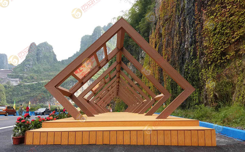 广西弄拉廊架、栈道