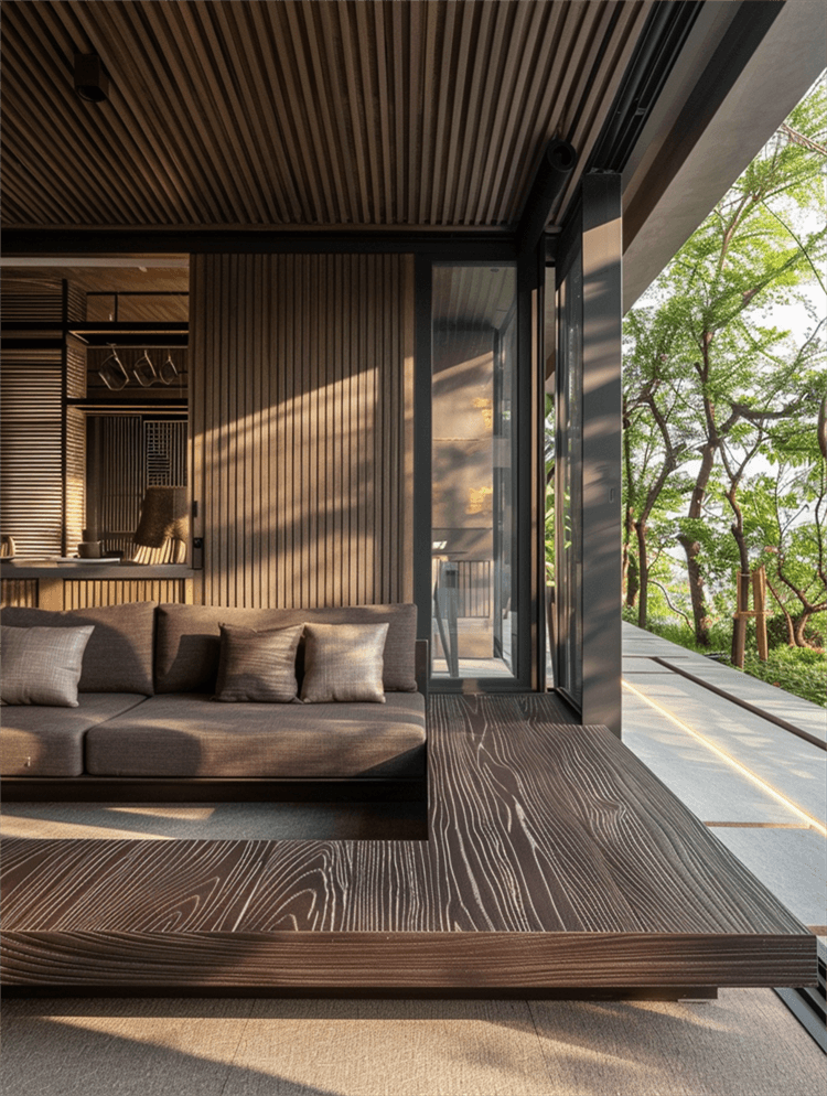 塑木廊架：传统廊架材料的革新者