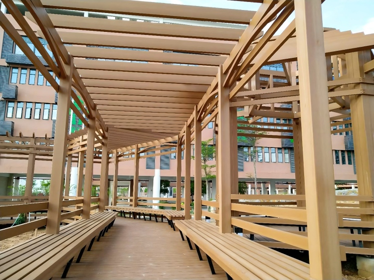 百妥木塑木凉亭：防腐防霉更耐用，户外景观的长效之选