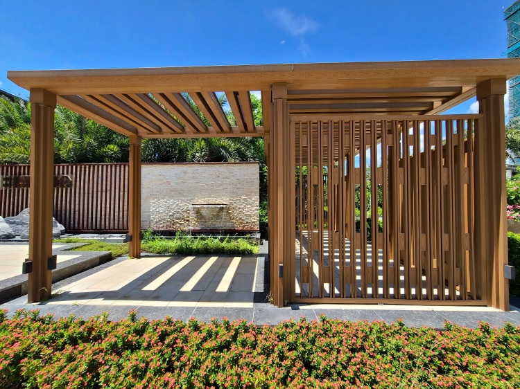 百妥木塑木凉亭：安全守护，环保筑景